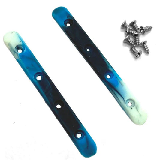 LC Boards Swirl Board Rails (Blue/Black/White) - Fingerboard - FB Accessories