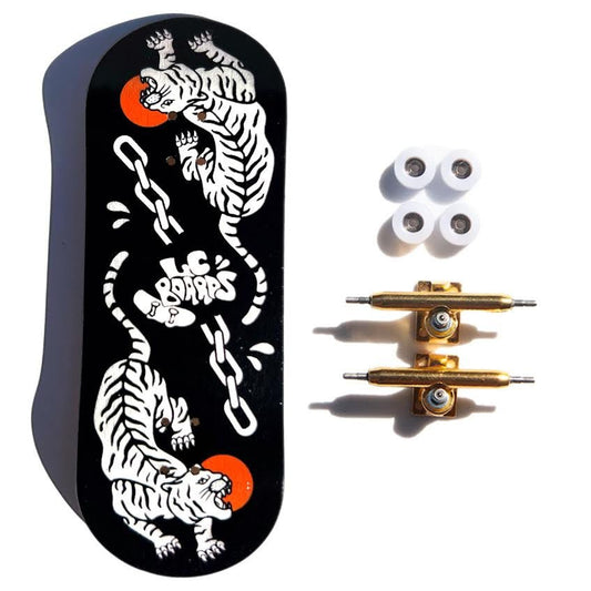 LC Boards Tiger 34mm FB Complete - Fingerboard - FB Complete
