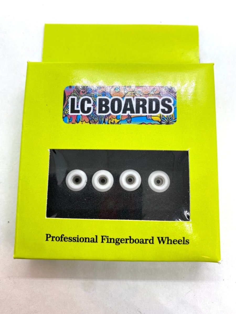 LC Boards Urethane 65D Street Wheels (White) - Fingerboard - FB Wheels