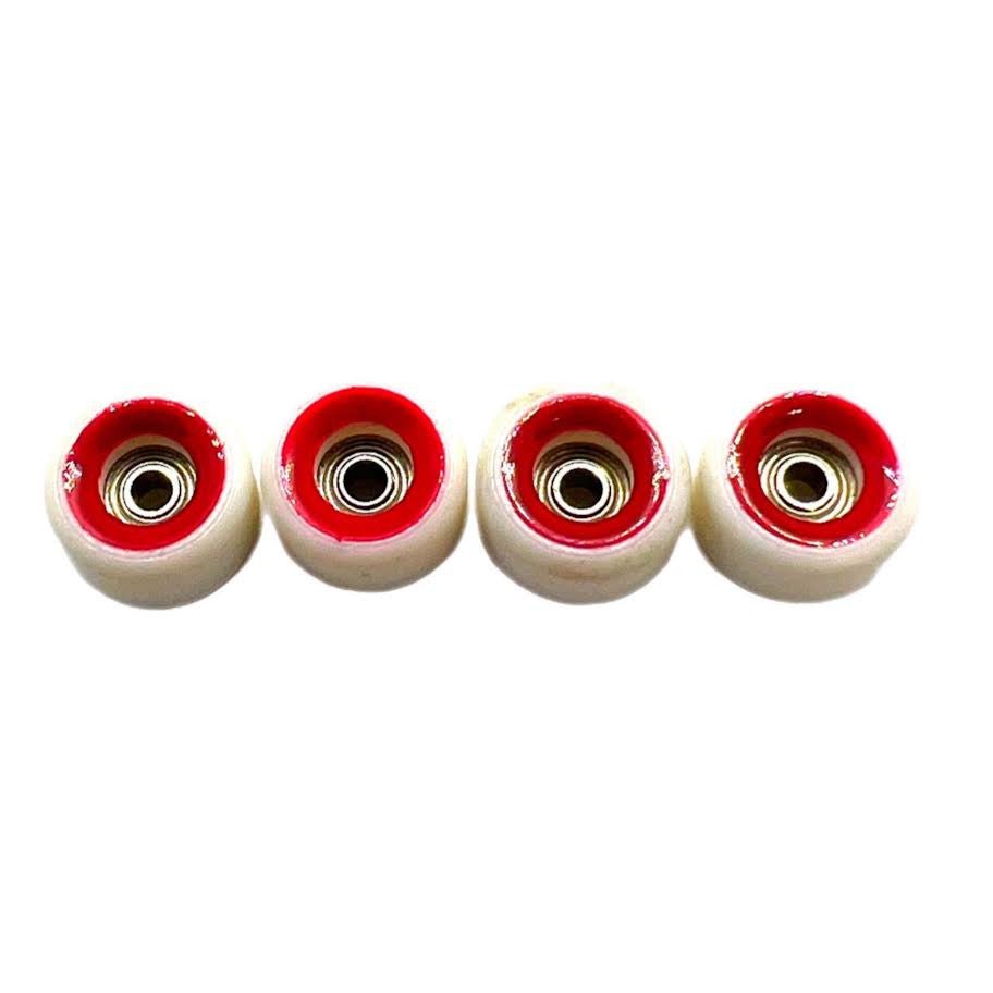 LC Boards Urethane Dual Core 65D Wheels (Red/White) - Fingerboard - FB Wheels