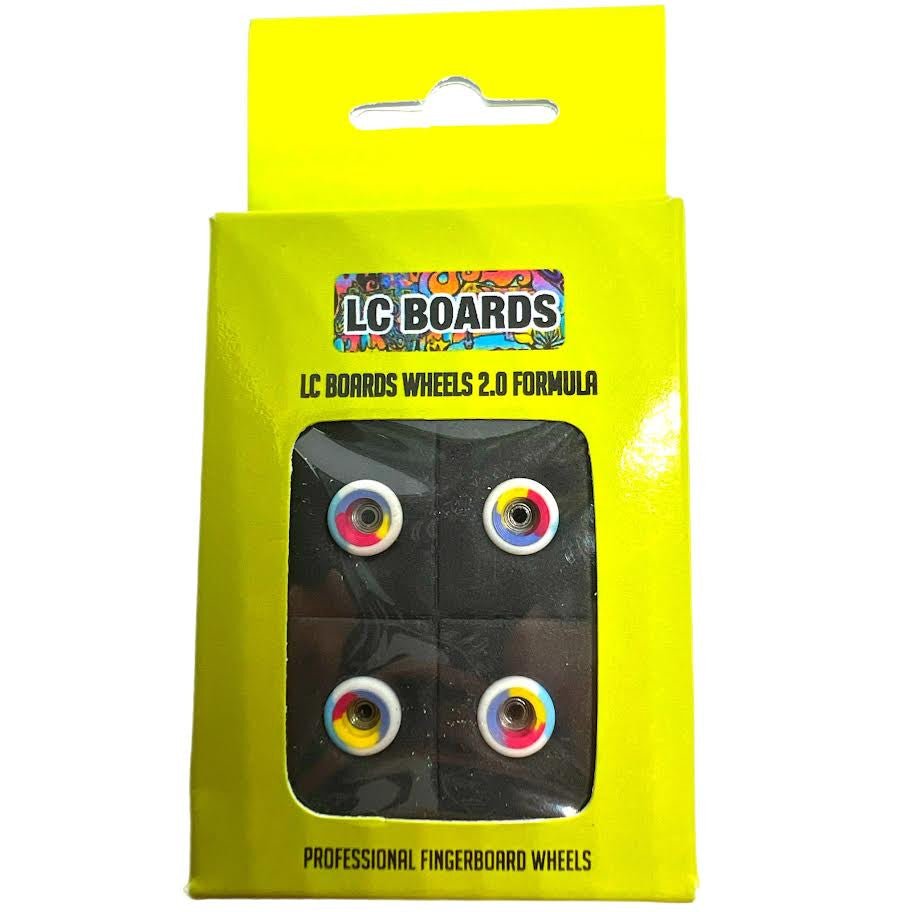 LC Boards Urethane Dual Core 65D Wheels (Starburst 2.0) - Fingerboard - FB Wheels