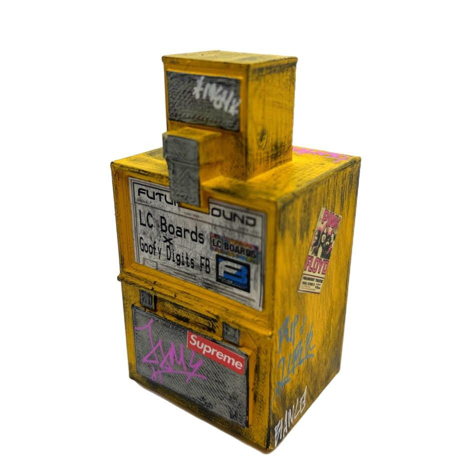 LC Boards x Future Bound Prints Fingerboard News Stand Obstacle 1/8 Scale - Fingerboard - FB Ramps