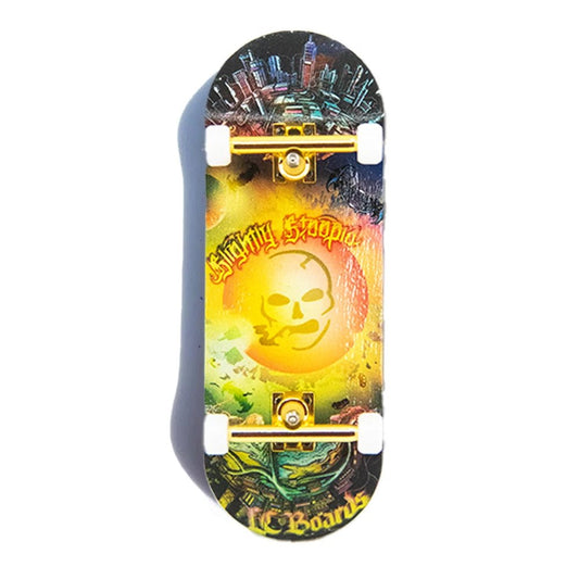 LC Boards x Slightly Stoopid The Upside Down 34mm Fingerboard Complete - Fingerboard - FB Complete