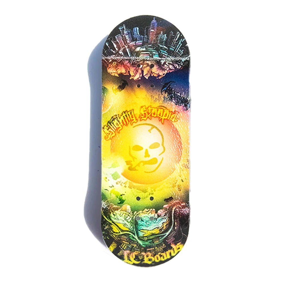 LC Boards x Slightly Stoopid The Upside Down 34mm Fingerboard Complete - Fingerboard - FB Complete