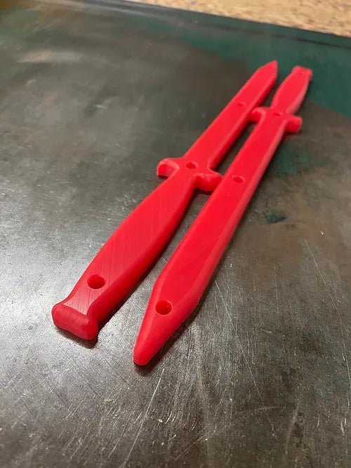 LJ Jawn Dagger Rails - Red - Skateboard - Rails and Tails