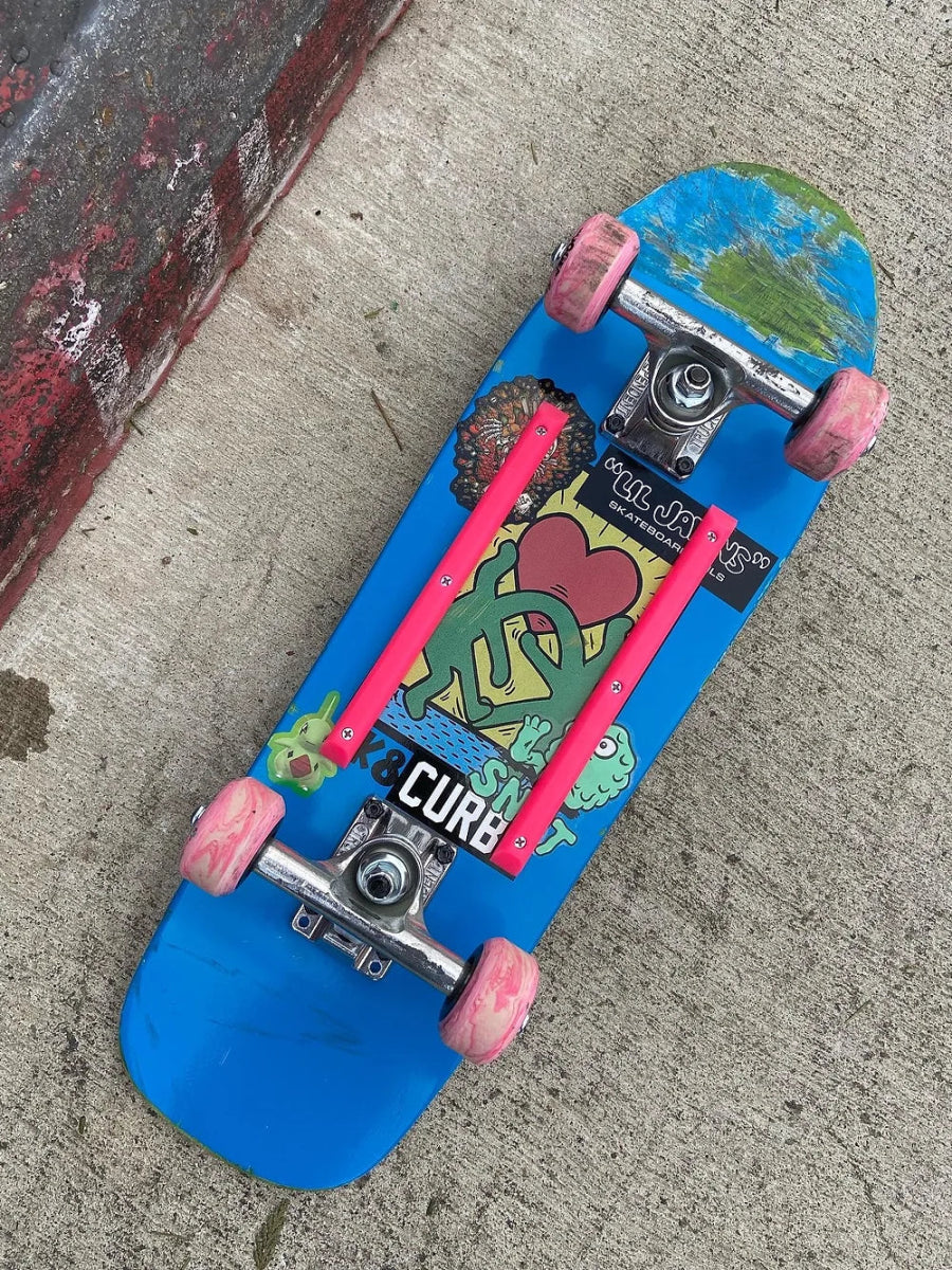 LJ Micro Jawns Rails - Pink - Skateboard - Rails and Tails