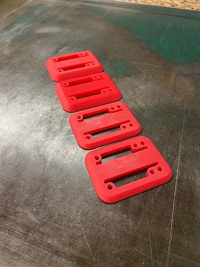 LJ Slop Jars 0.375" Risers - Red - Skateboard - Risers