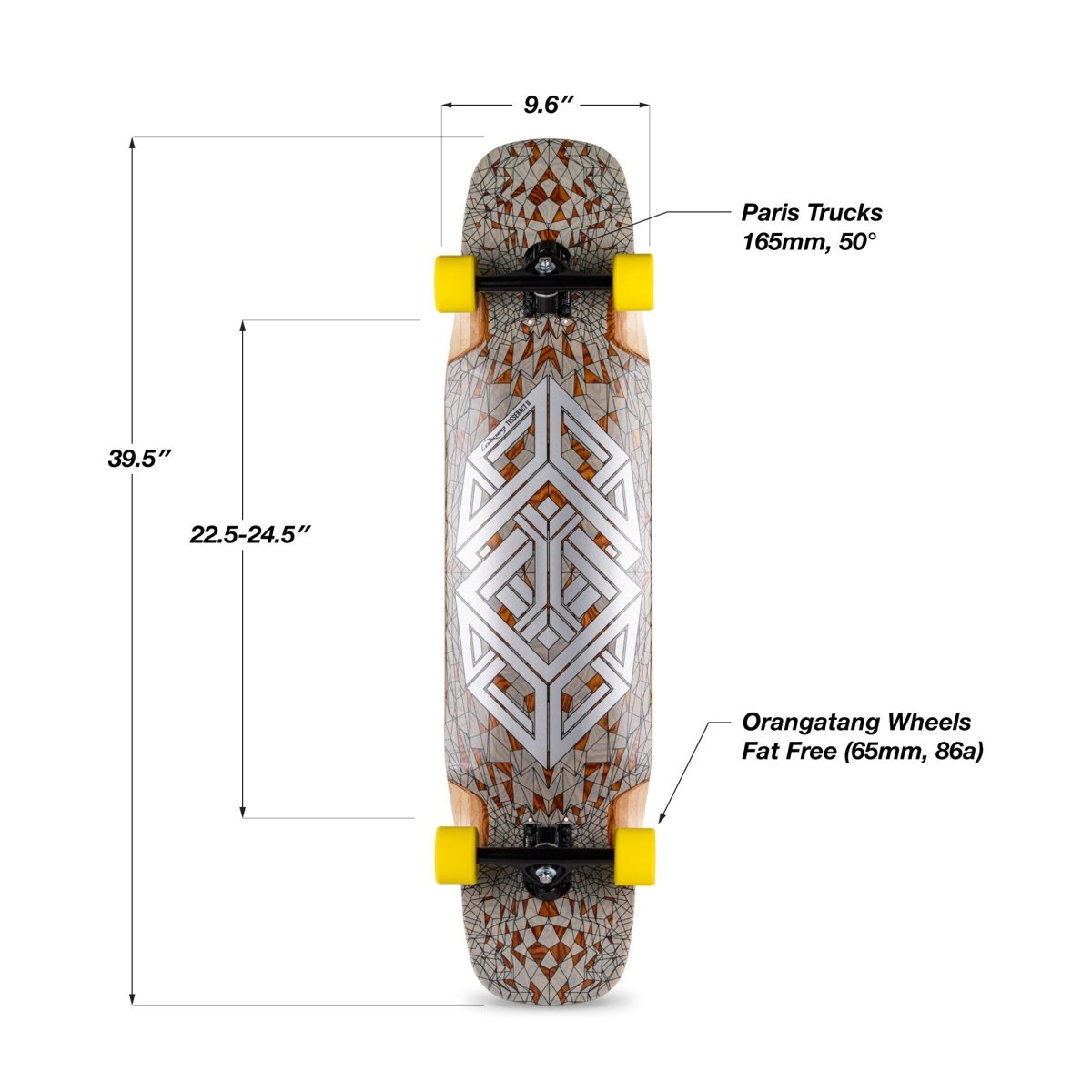 Loaded Tesseract II Chroma 39.5 Complete - Longboard - Completes