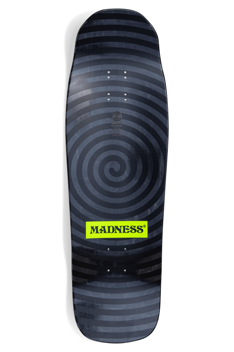Madness Seftey 10.0"" Yellow/Holographic Split R7 Skateboard Deck - Skateboard - Decks