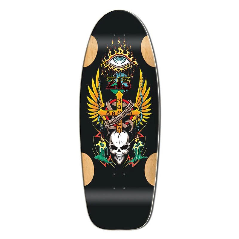 Madrid Bull Dog Z13 Black Formica Limited 11.875" Deck wb18.5 - Skateboard - Decks