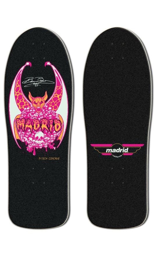 Madrid LTD Beau Brown Metallic Ink 10.25" WB 17" - SIGNED - Skateboard - Decks