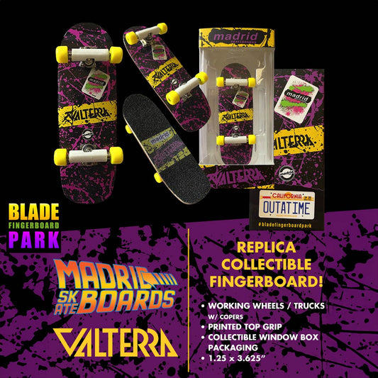 Madrid Valterra 40th Replica Fingerboard - Fingerboard - FB Decks