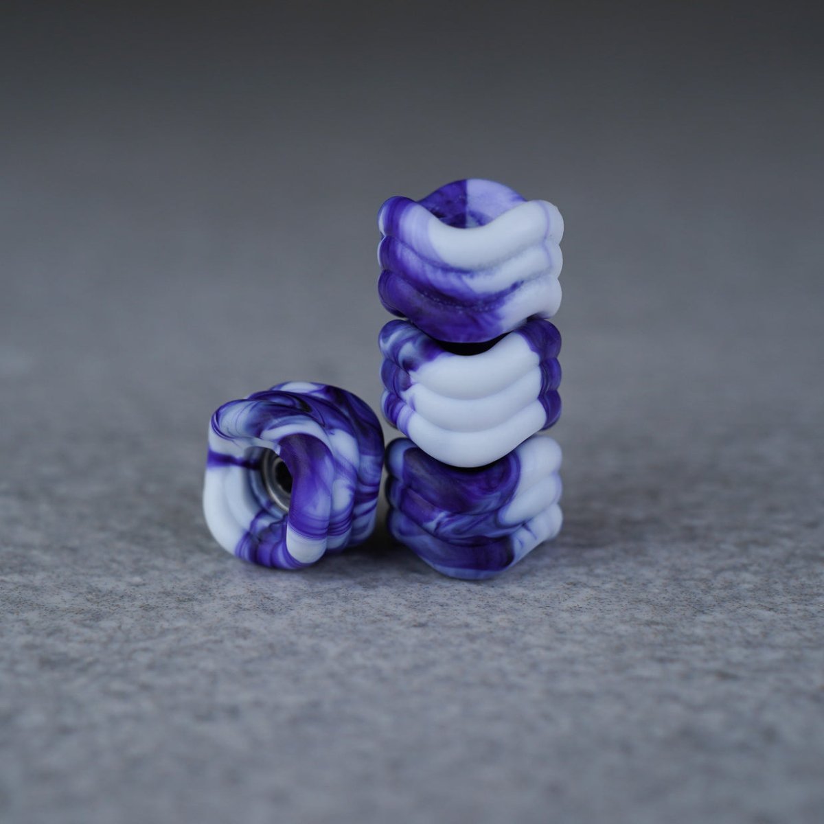Maple Wheels Lavender Swirl SHARK Fingerboard Wheels - Fingerboard - FB Wheels