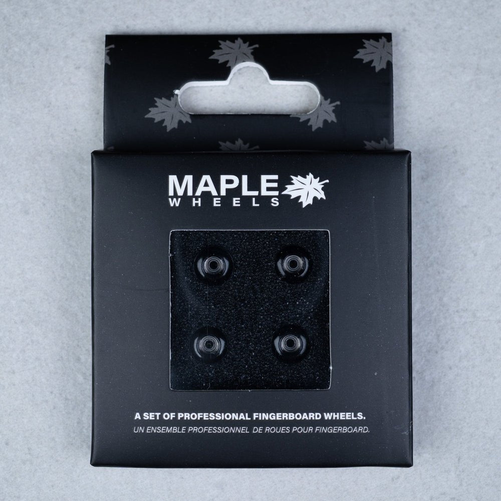 Maple Wheels Optic Black CLASSIC Fingerboard Wheels - Fingerboard - FB Wheels