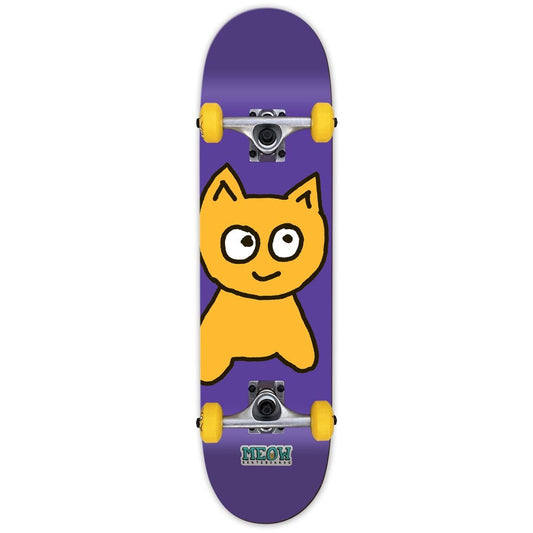 Meow Big Cat Purple 7.50 Complete Skateboard - Skateboard - Completes