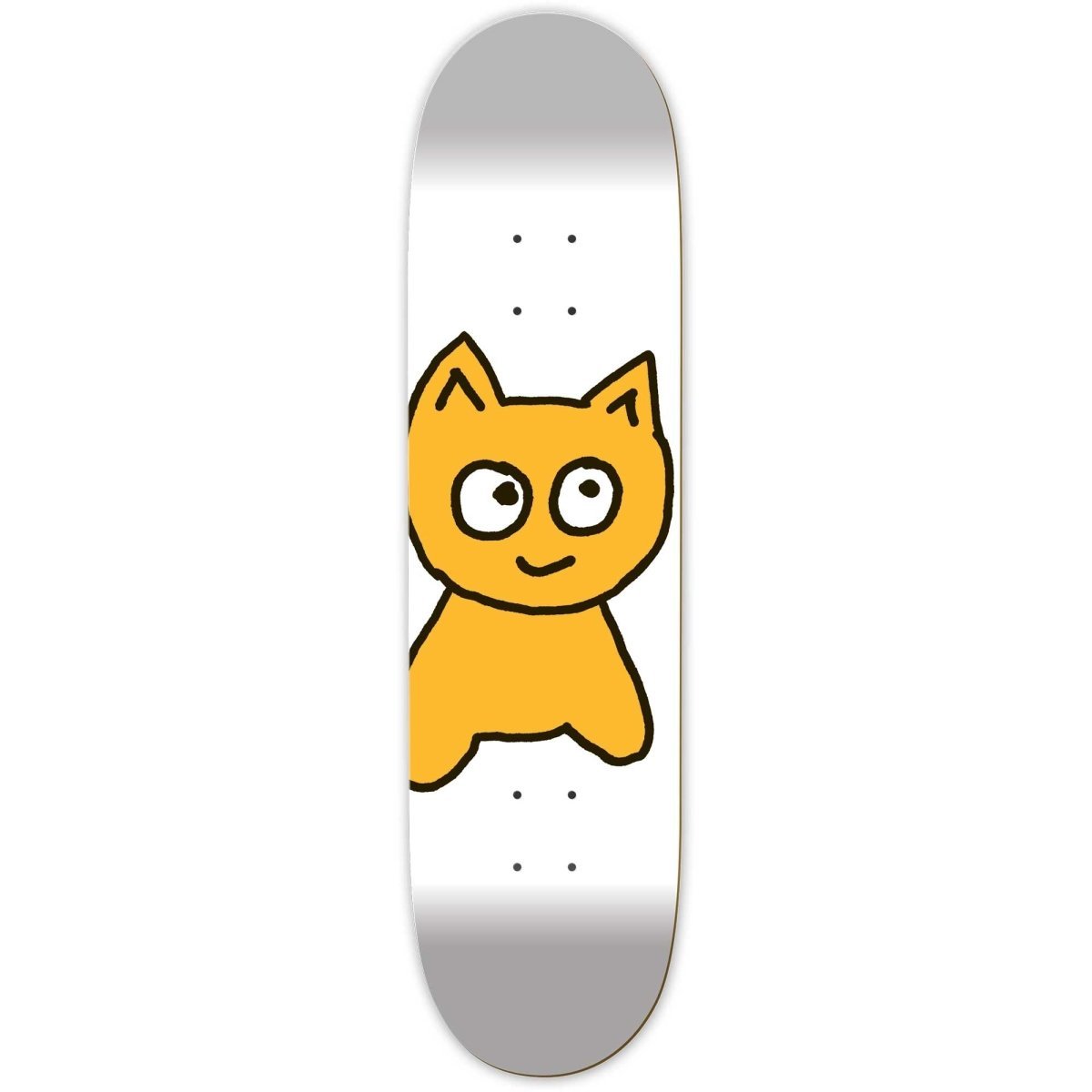 MEOW BIG CAT WHITE DECK 7.75 - Skateboard - Decks