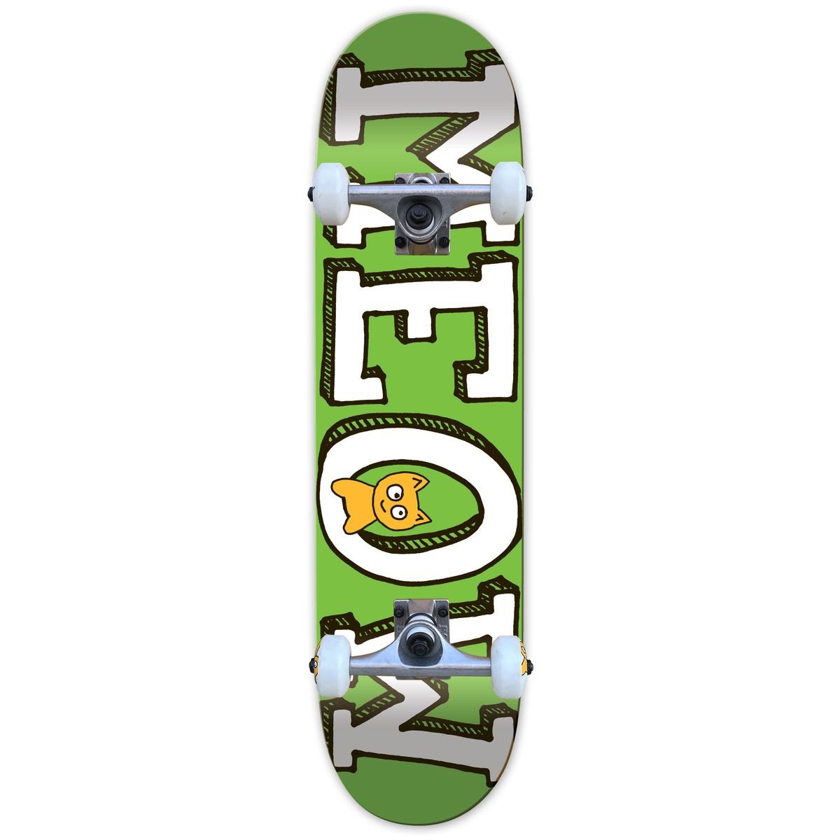 Meow Logo Green 7.75 Complete Skateboard - Skateboard - Completes
