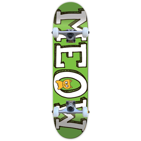 Meow Logo Green 7.75 Complete Skateboard - Skateboard - Completes