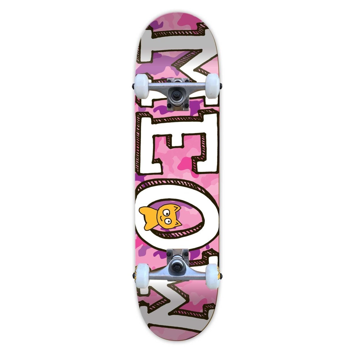 Meow Logo Pink 7.50 Complete Skateboard - Skateboard - Completes