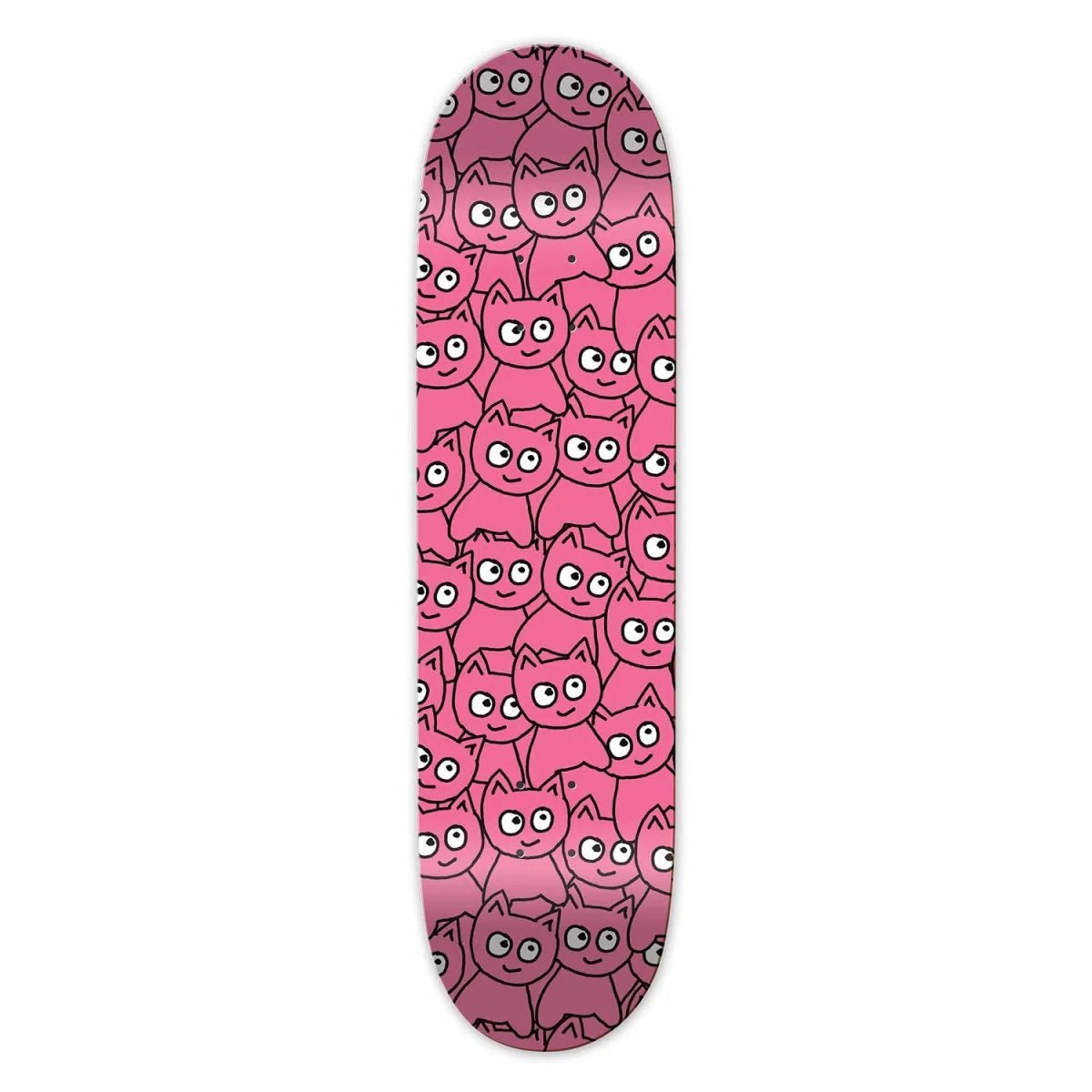 MEOW Sticker Pile (Pink) 7.25 Deck - Skateboard - Decks