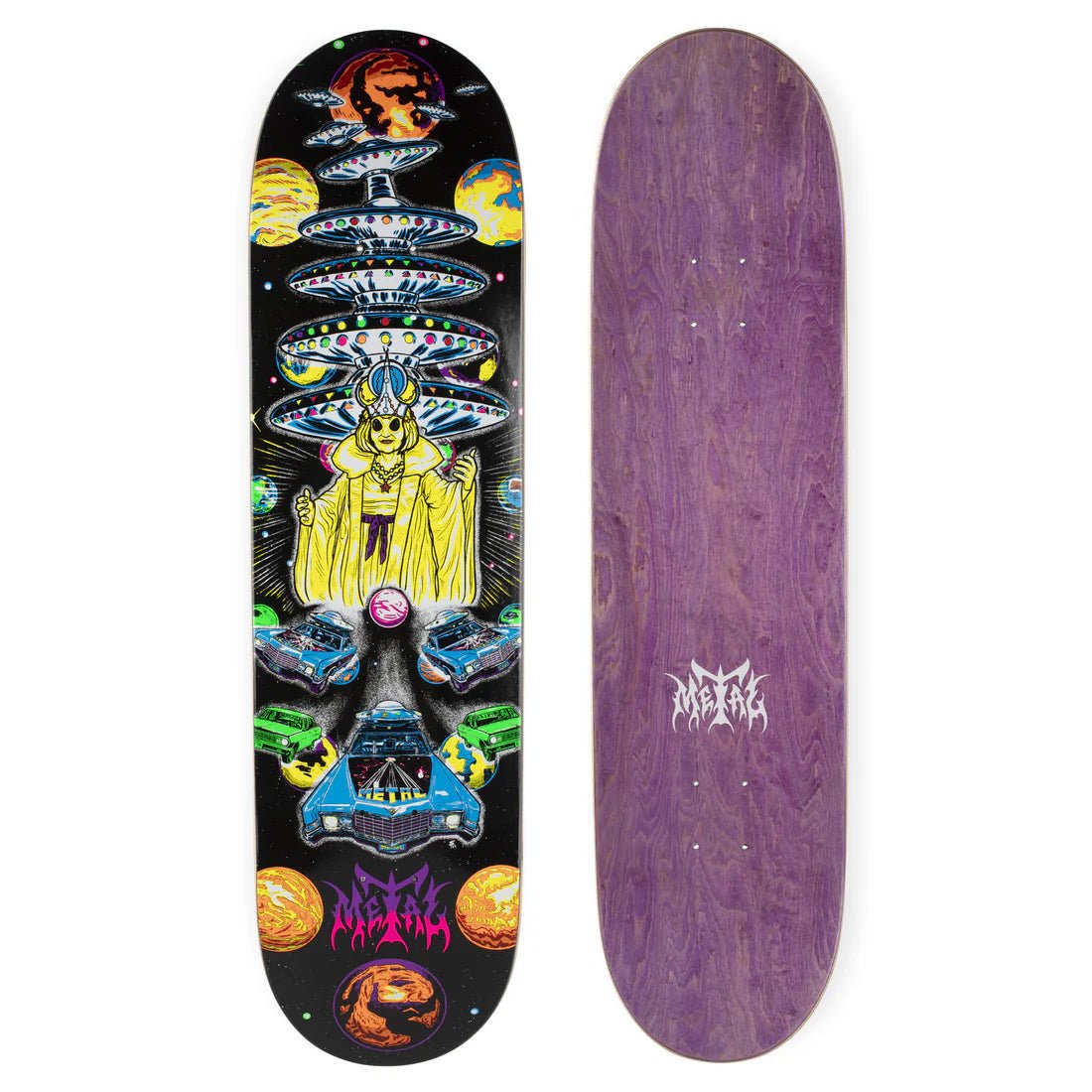 Metal Inauguration Deck 8.5" - Skateboard - Decks