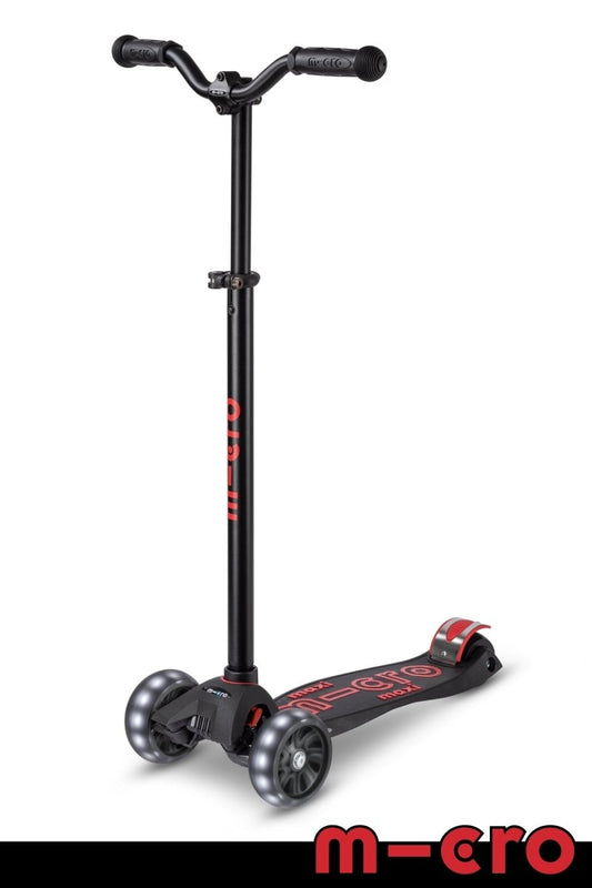 Micro Maxi Pro Black/Red Scooter - 