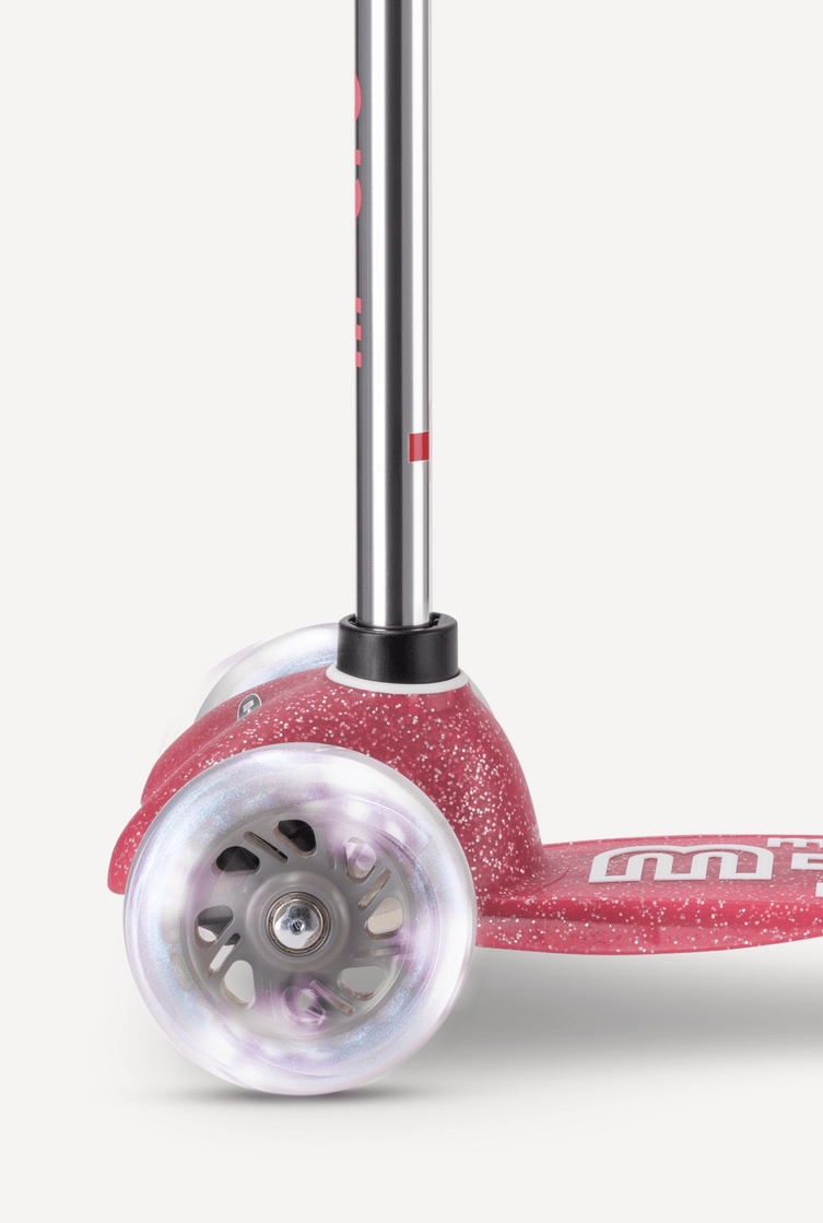 Micro Mini Deluxe LED Fairy Glitter Pink Scooter - 