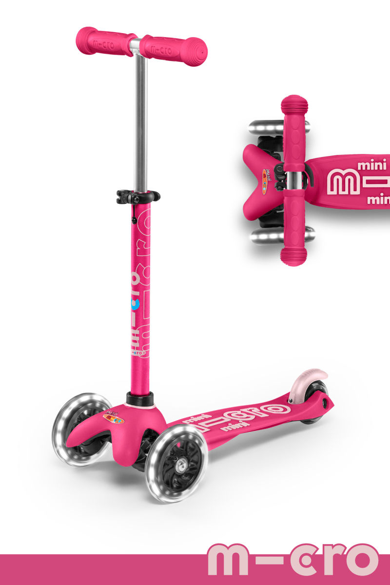 Micro Mini LED Pink Scooter - 