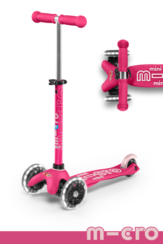 Micro Mini LED Pink Scooter - 