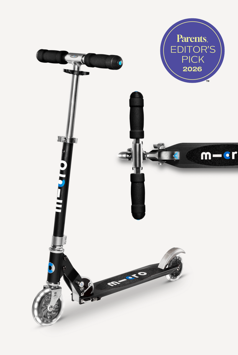 Micro Sprite LED Scooter - Black -
