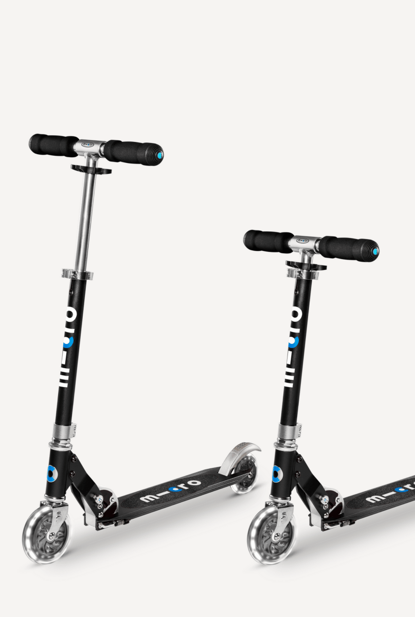 Micro Sprite LED Scooter - Black -
