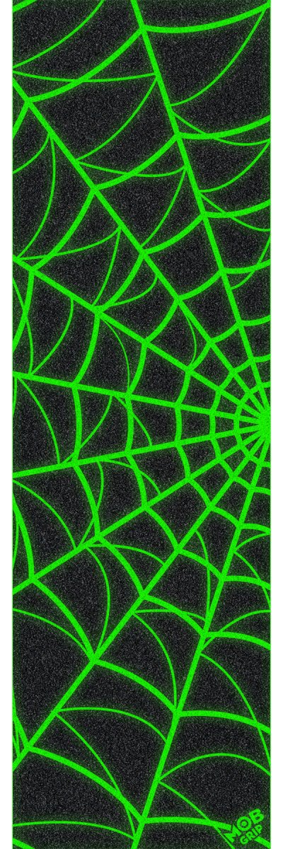 Mob 10in Web Glow In The Dark Griptape - Skateboard - Griptape