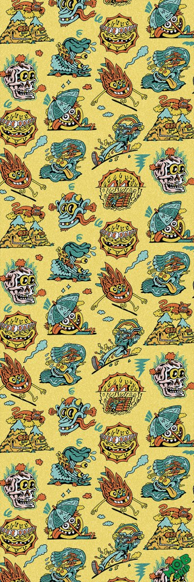 Mob 11in Killer Acid Doods of Summer Griptape - Skateboard - Griptape