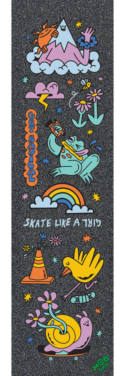 Mob Skate Like A Girl Mashup Grip - Skateboard - Griptape