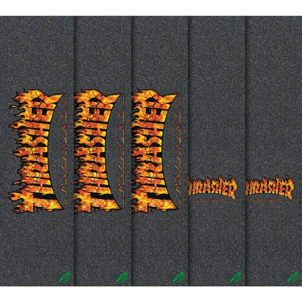 Mob Thrasher Real Flame (Small) Grip 9" - Skateboard - Griptape