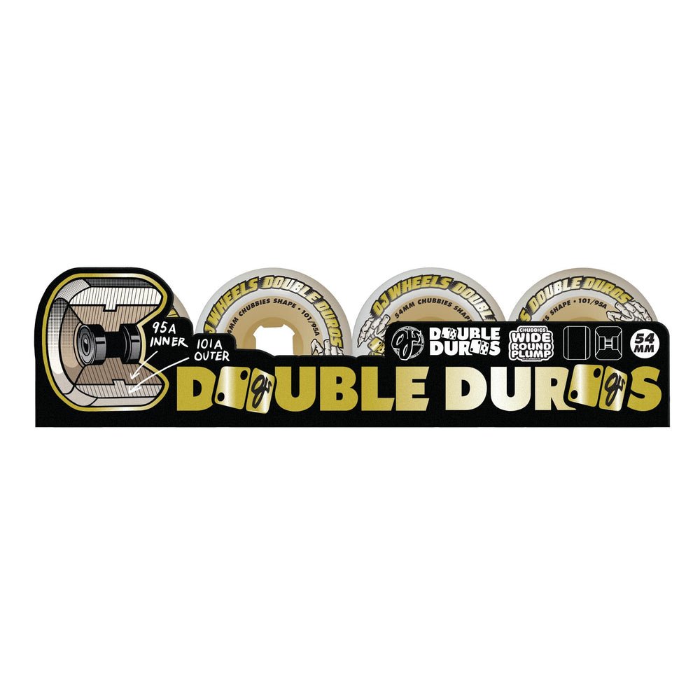 OJ 101a/95a Double Duro Chubbies 54mm - Skateboard - Wheels