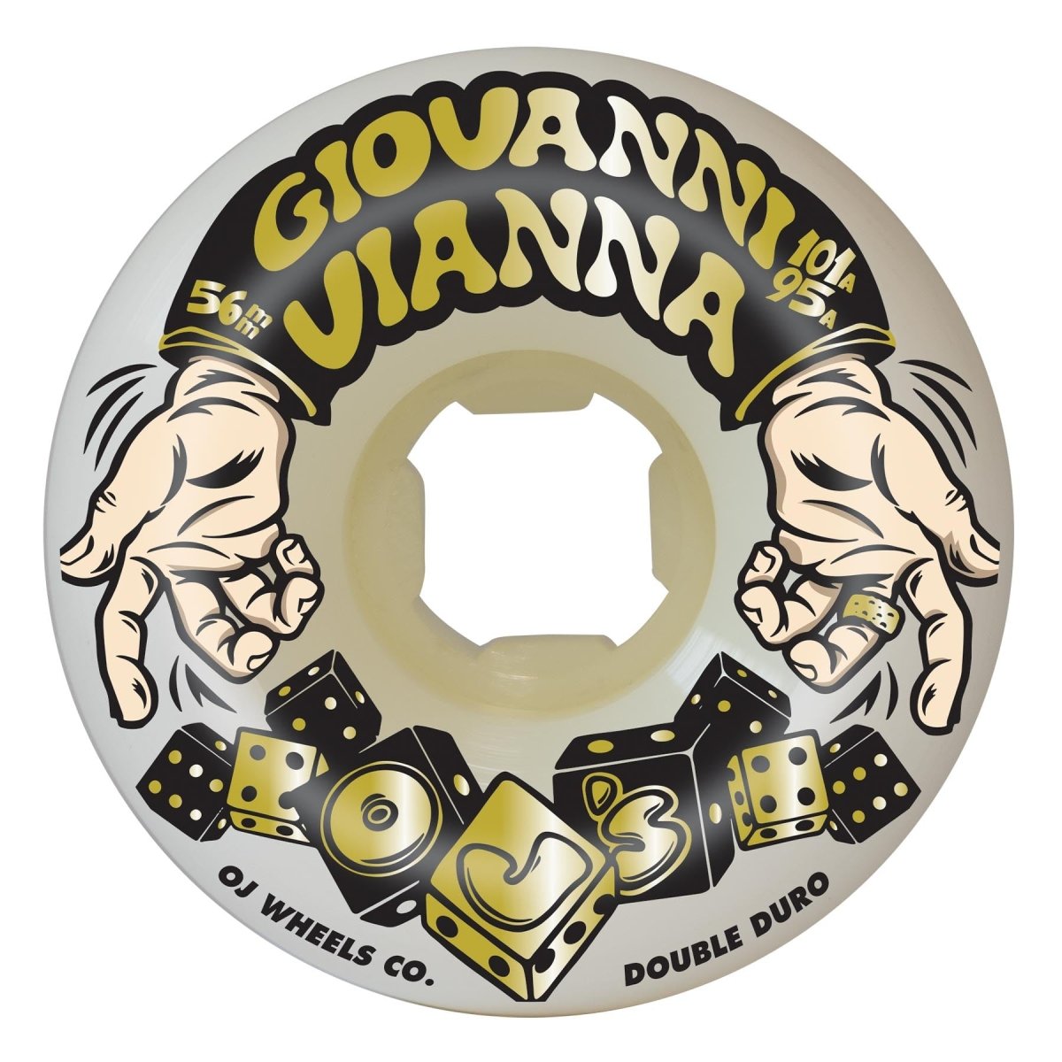 OJ 101a/95a Double Duro Giovanni 56mm - Skateboard - Wheels