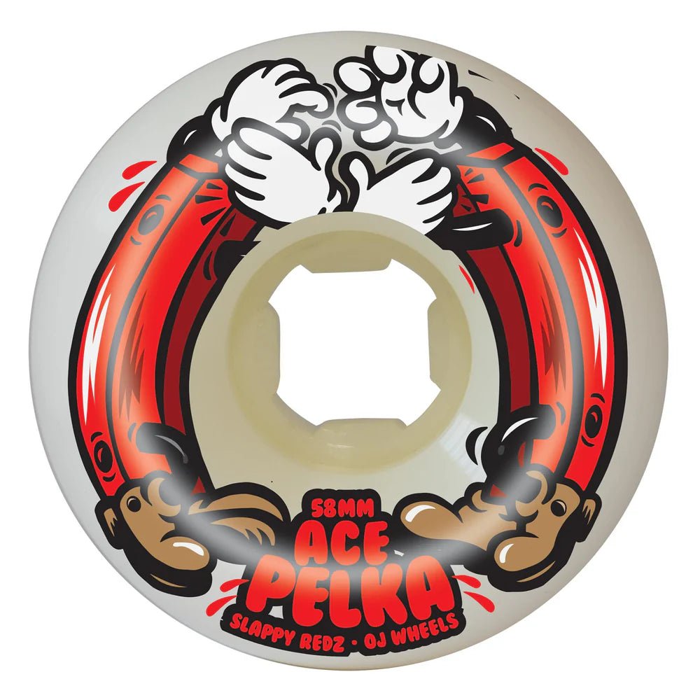 OJ 101a/95a Slappy Redz Double Duro 58mm - Skateboard - Wheels