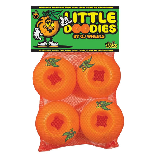 OJ 58mm Lil Doodies (Orange) 99a - Skateboard - Wheels