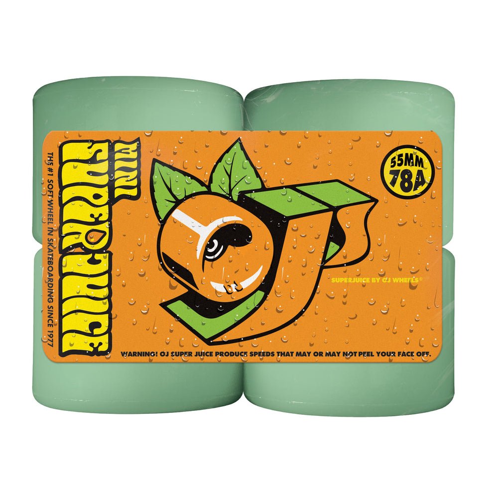 OJ 78a Mini Super Juice 55mm Aqua Skateboard Wheel - Skateboard - Wheels