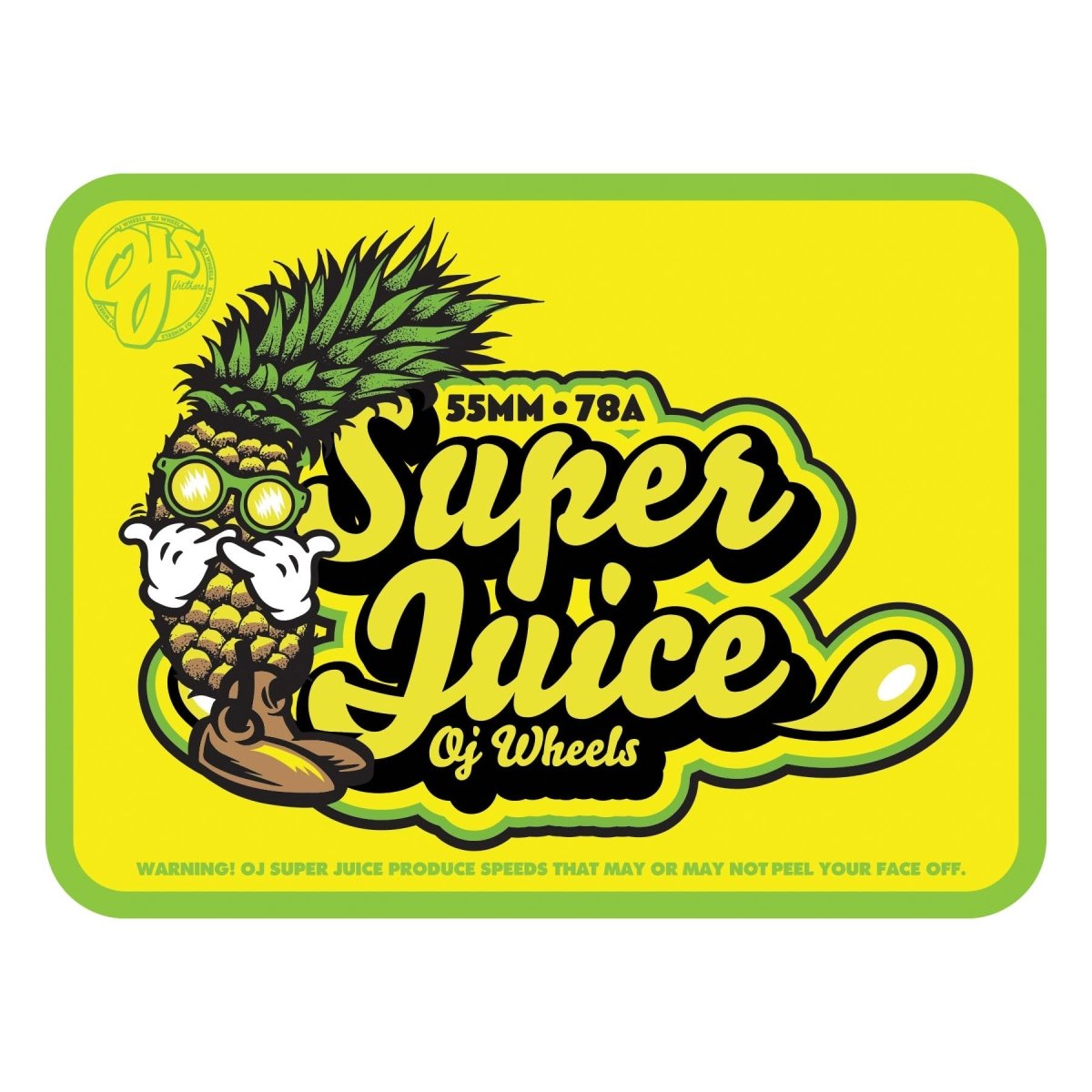 OJ 78a Mini Super Juice 55mm (Pina Colada) - Skateboard - Wheels