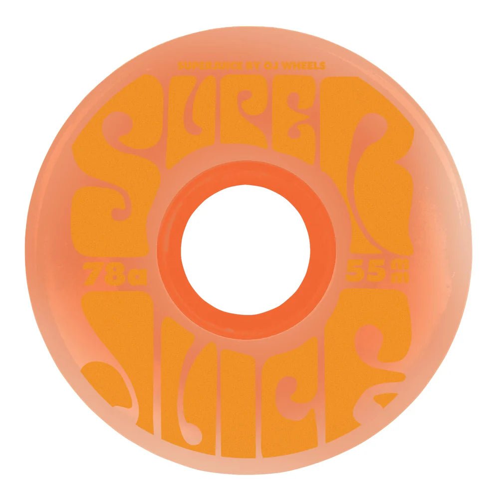 OJ 78a Mini Super Juice 55mm (Trans Orange) - Skateboard - Wheels