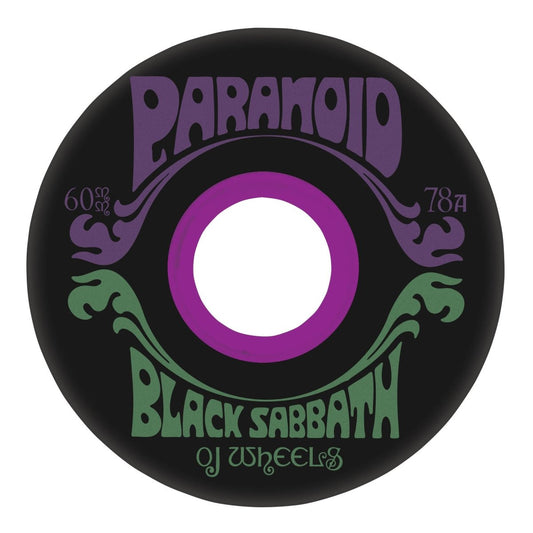 OJ 78a Super Juice 60mm Black Sabbath Paranoid Skateboard Wheels - Skateboard - Wheels