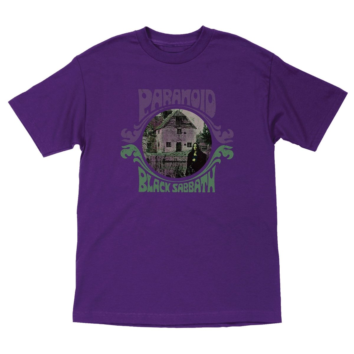 OJ Black Sabbath Paranoid Witch T-Shirt Purple - 