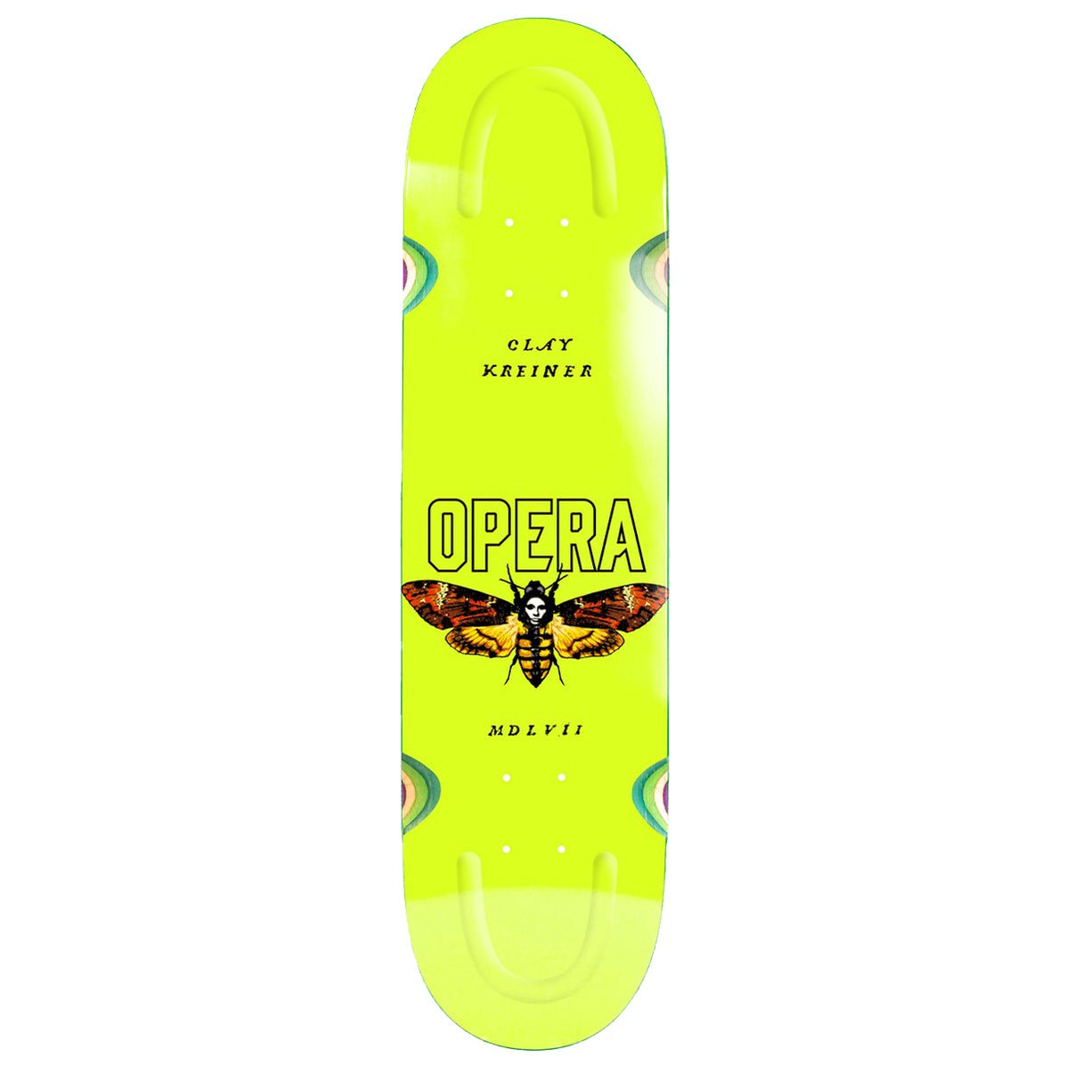 Opera Clay Kreiner Moth 8.25" EX7 Deck - Skateboard - Decks
