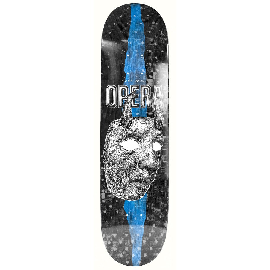 Opera Trey Wood Horns 8.25" EX7 Deck - Skateboard - Decks