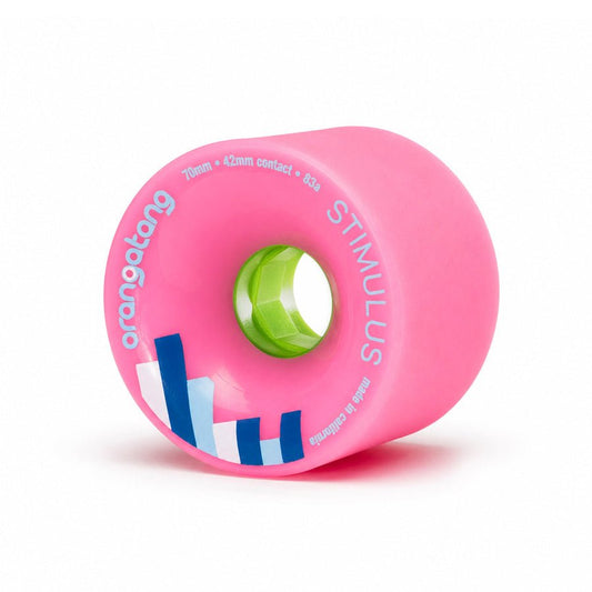 Orangatang 70mm Stimulus 83a Pink Wheels - Skateboard - Wheels