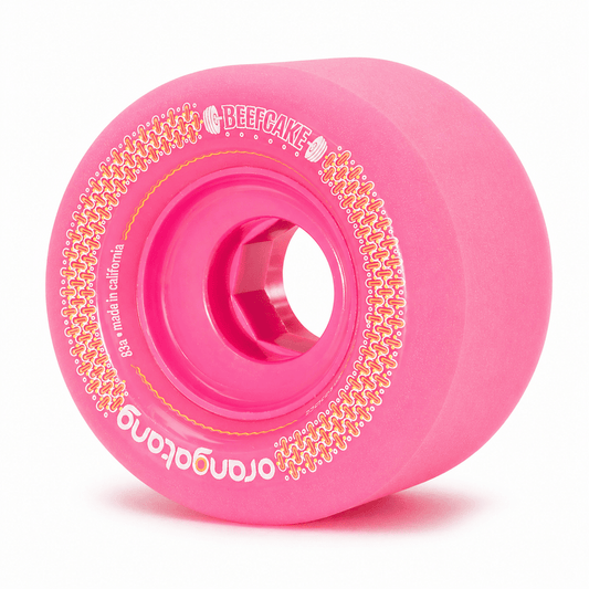 Orangatang 73mm Beefcake 83a Pink Wheels - Skateboard - Wheels