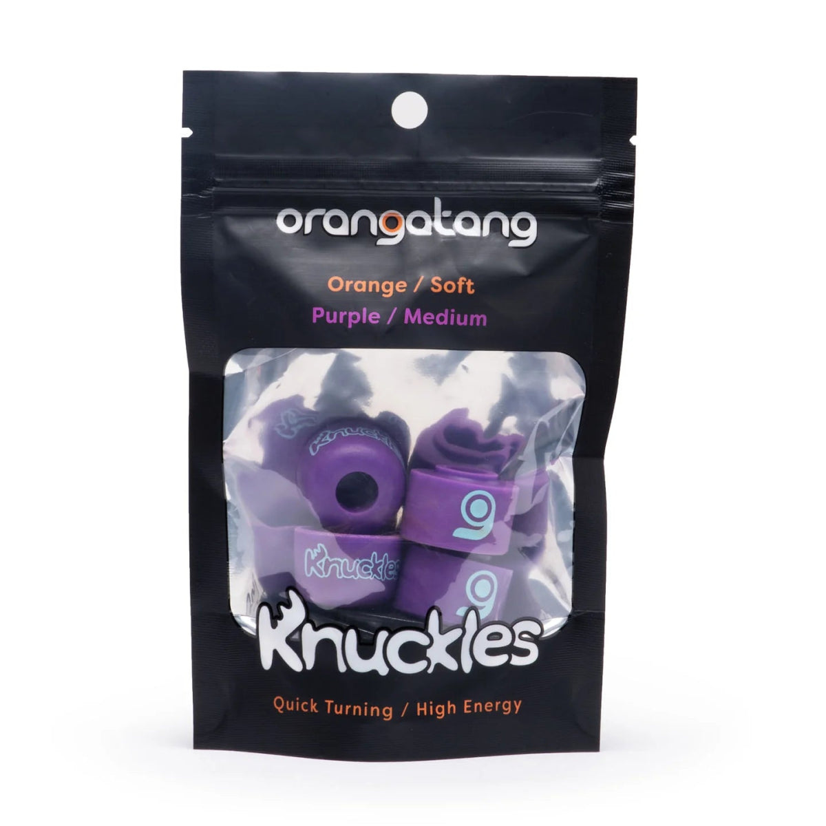 Otang Knuckle Gum & Bar (Purple/Med) Bushings - Skateboard - Bushings