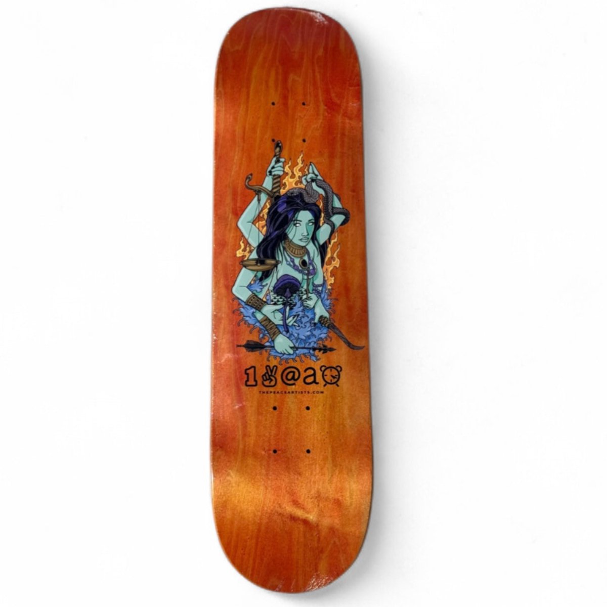 Peace Artist Goddess 8.0" Deck Wb:14" - Skateboard - Decks